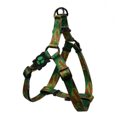 [DCL202-VM] DOCO Loco Camouflage Pattern Step-In Dog Harness - M
