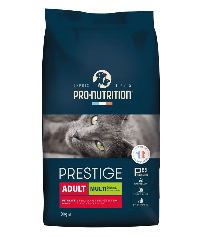 [203890] Pro Nutrition Prestige Adult Multi Multi Dry Cat Food Bag 10kg