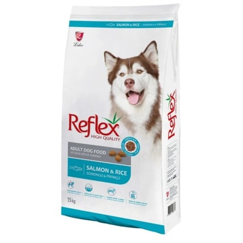 [8698995028752] Reflex Adult Salmon And Rice Dog Dry Food Bag 3Kg