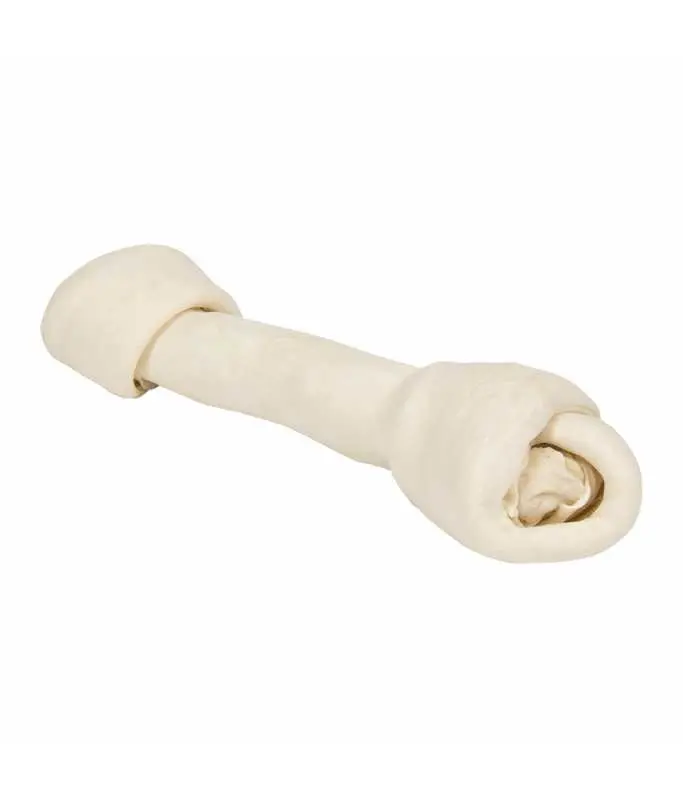 [LR181002] Duvo+ Knotted Rawhide Durable Dog Chew Bone - 24cm