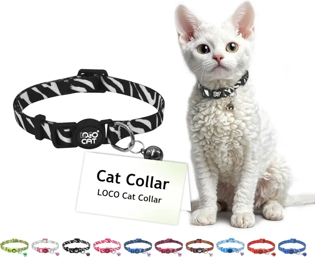 [DCAT002-Q1] DOCO® LOCO Cat Collar Pattern Printed (DCAT002)[Texture - Zebra]