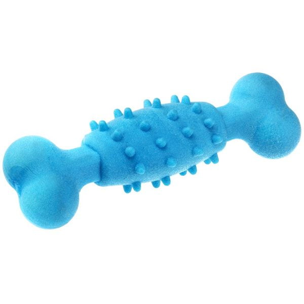 [86384099] Ferplast Floating Rubber Dog Toy (Bone Shape) – 12cm | Durable & Non-Toxic for Water & Fetch Play