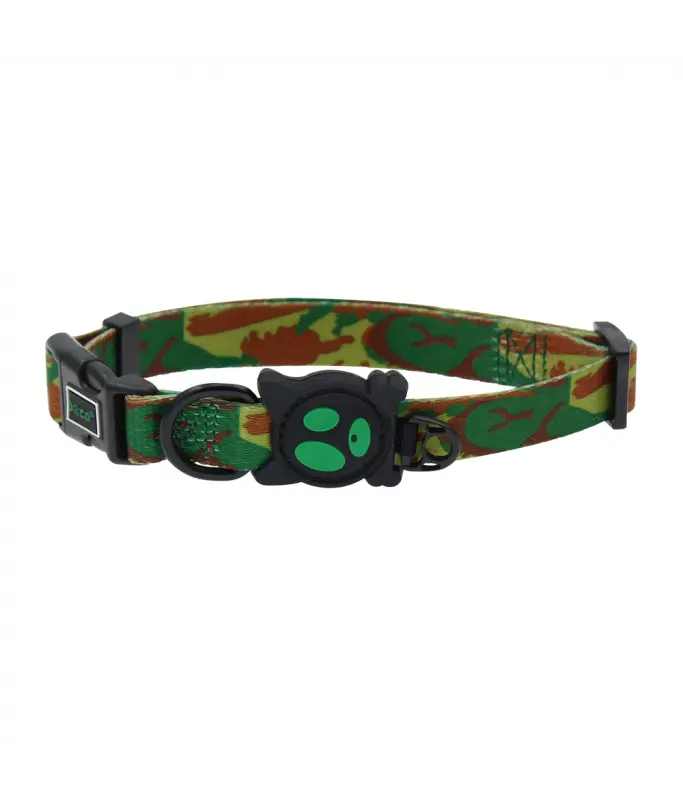 DOCO LOCO Collar - (DCL002)[Texture - Camouflage, Size - M]