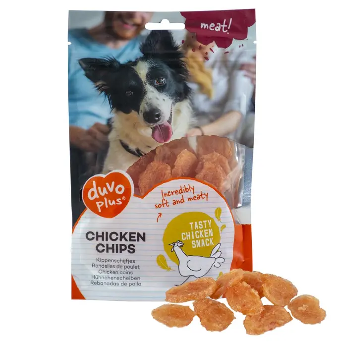 Duvo Dog Snack 80gFragrance/Flavour: Chicken, Options: Chips