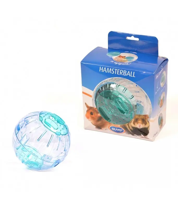 [LR357000] Duvo Blue Plastic Hamster Exercise Ball - Small