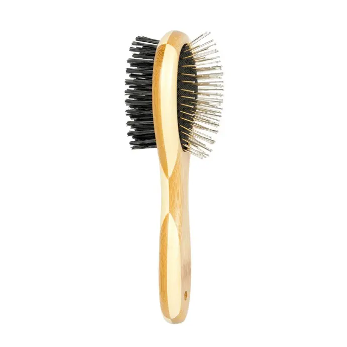 Duvo Bamboo 2 - in - 1 Grooming BrushSizes: S