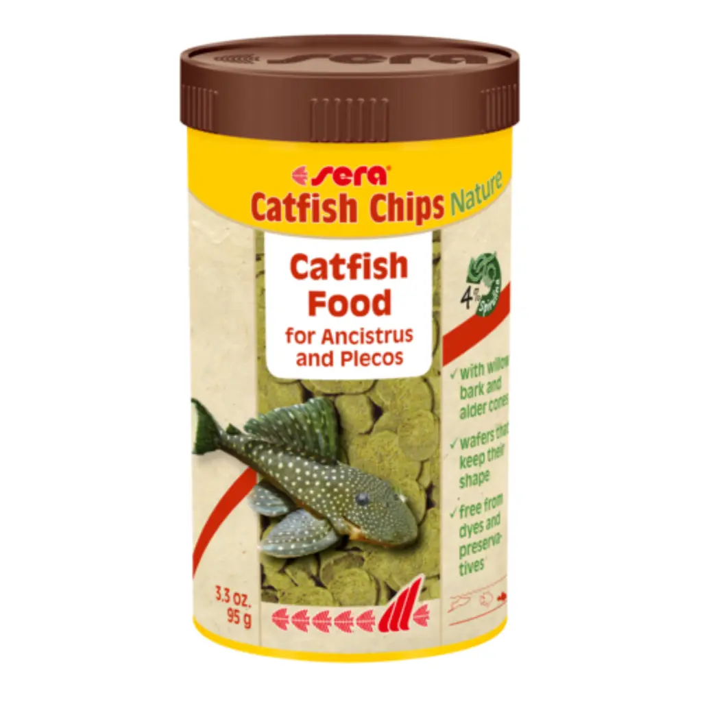 Sera Catfish Chips Nature 250ml (95g)Volume: 250ml, Weight: 95g