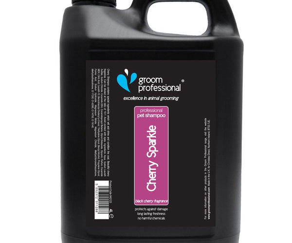 [GP842123] Groom Professional Cherry Sparkle Shampoo[Volume - 4 litre, Flavor - Black cherry]