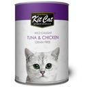 Kit Cat Wild Caught Grain-Free Wet Cat Food Tuna & Chicken Wet Cat Food Can 400g