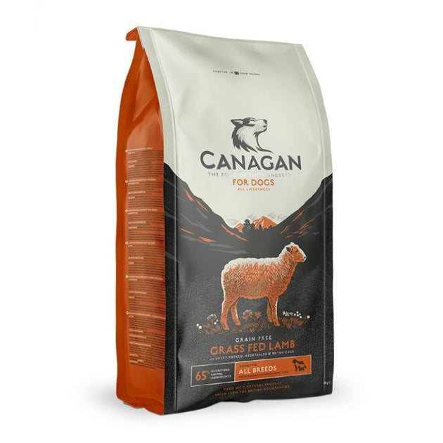 [300767] Canagan Grass-Fed Lamb Grain-Free Adult Dry Dog Food - 12kg