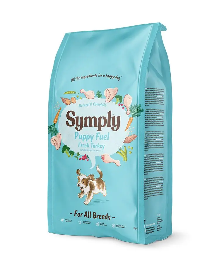 [300888] Symply Puppy Fuel Fresh Turkey Dry Food Bag 6KG
