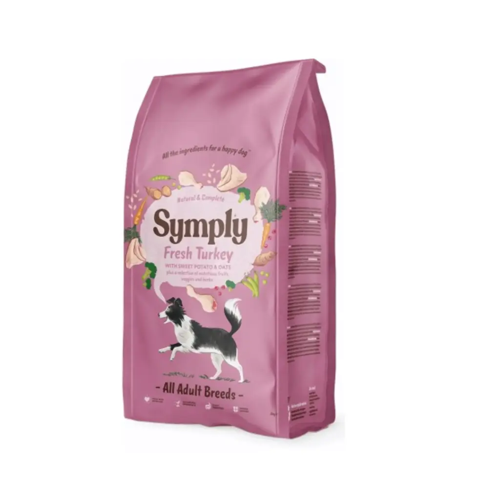 Symply Adult Fresh Turkey Dry Food Bag 2KG