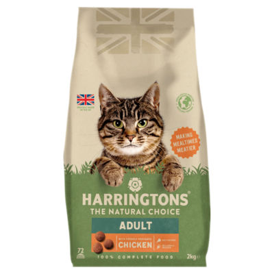 Harringtons complete chicken adult dry cat food 2kg