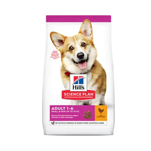 Hills Science Plan Small & Mini Adult Dog Food with Chicken    1.5kg