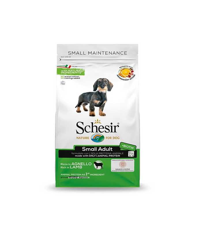 Schesir Schesir Dry food for small dogs - Small Adult Rich in Lamb 800 g