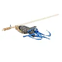  Duvo+ ECO Navy Playing Rod Fish Catnip 9x16,5x40cm Multicolour