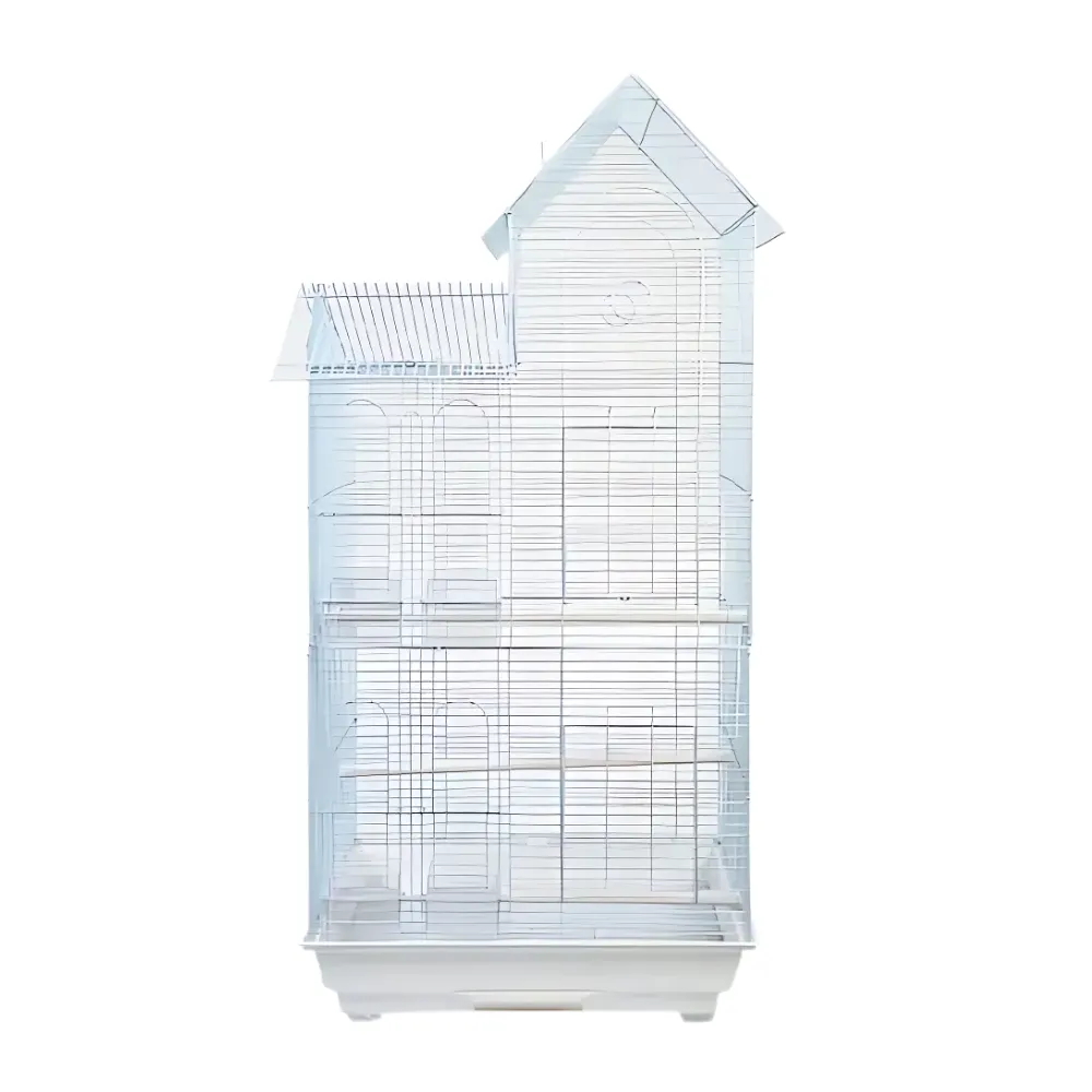 Dayang Bird Cage (Medium) - 52 x 41.5 x 110cm (2 Pcs / Box )[Dimension - 52 x 41.5 x 110cm]-Black