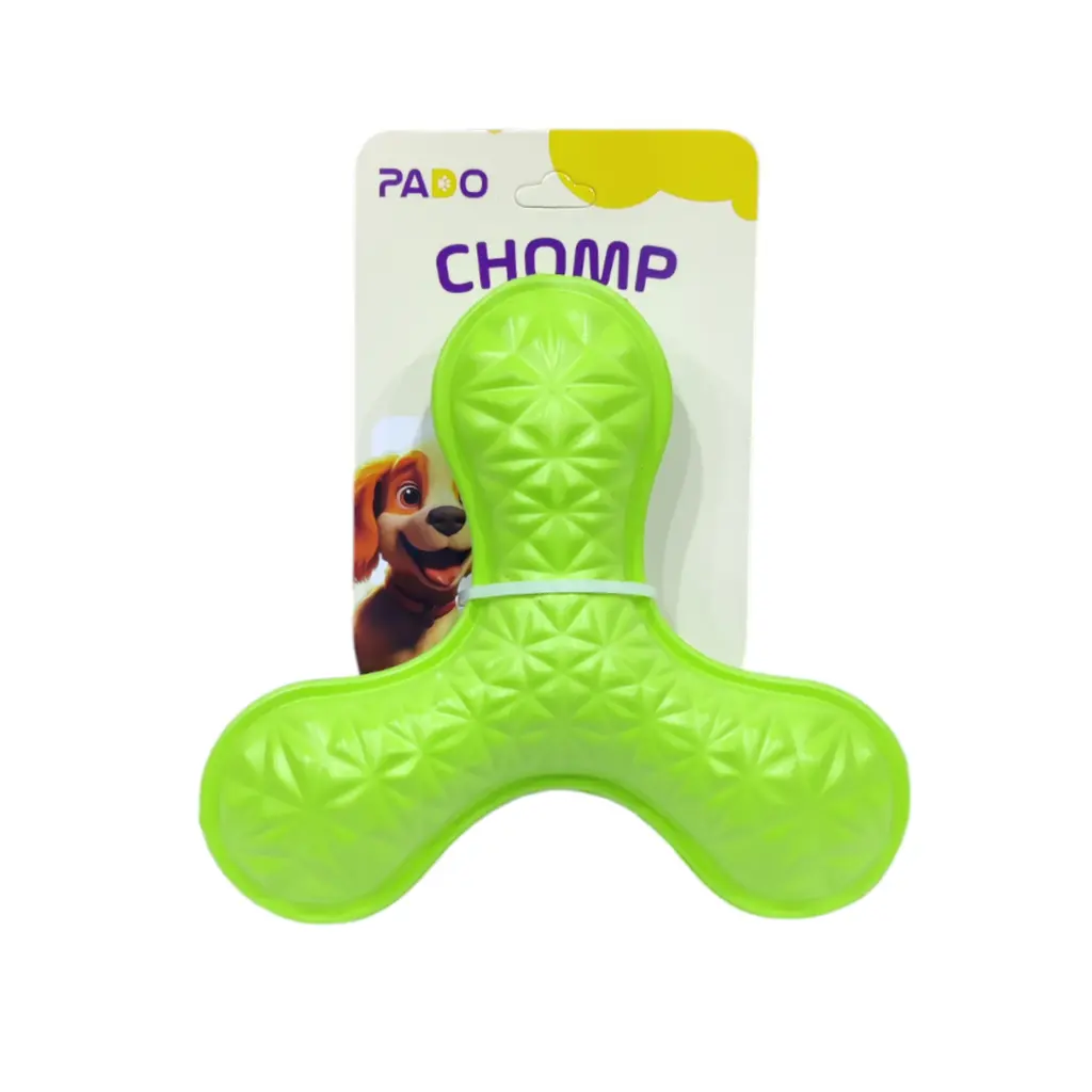 Pado Chomp Chum Boomerang EVA Toy-9x9x9cm