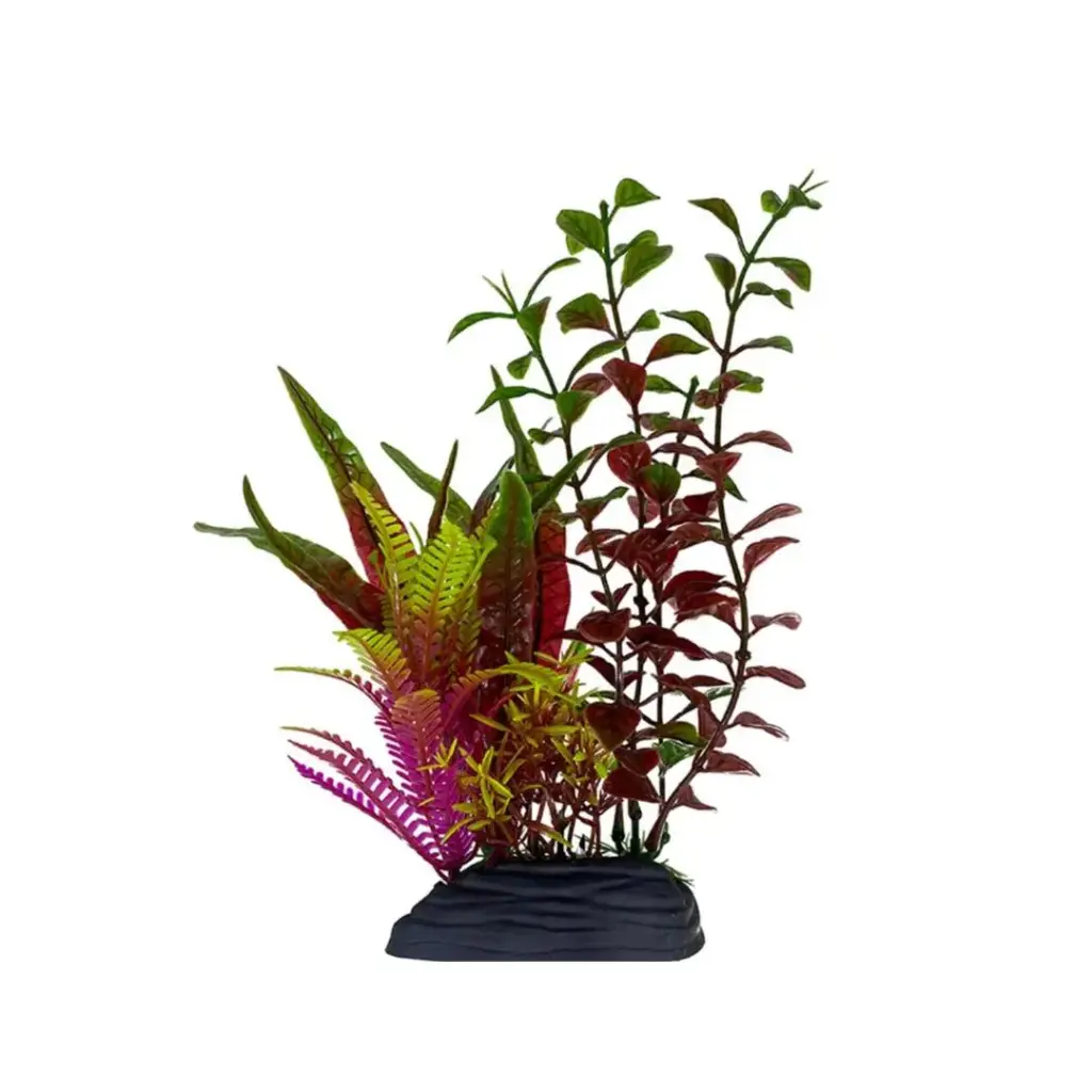 Aquabroo Sedge Plastic Plant Aquarium Decoration - 18cm