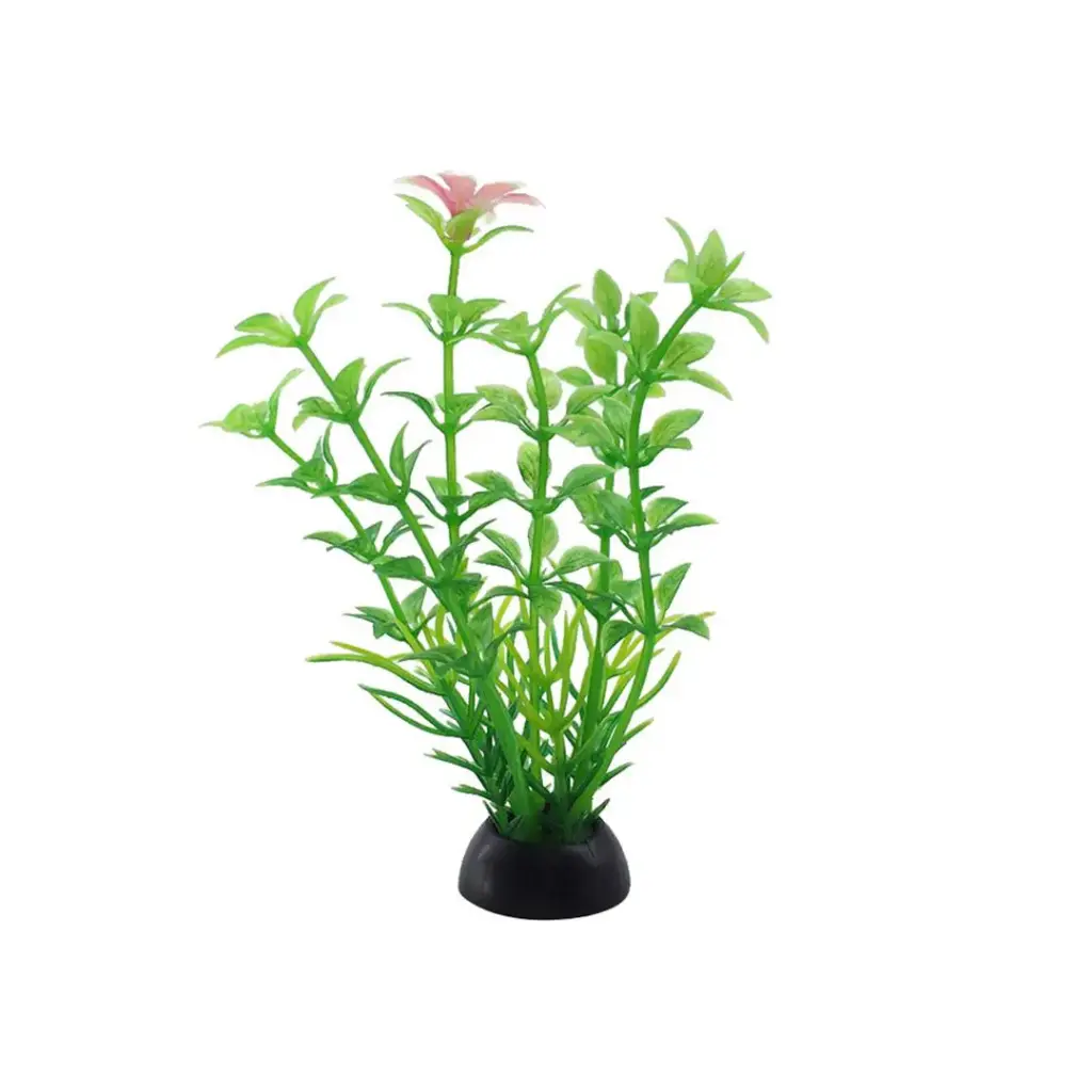 Aquabroo Zenith Plastic Plant Aquarium Decoration - 3 Inch
