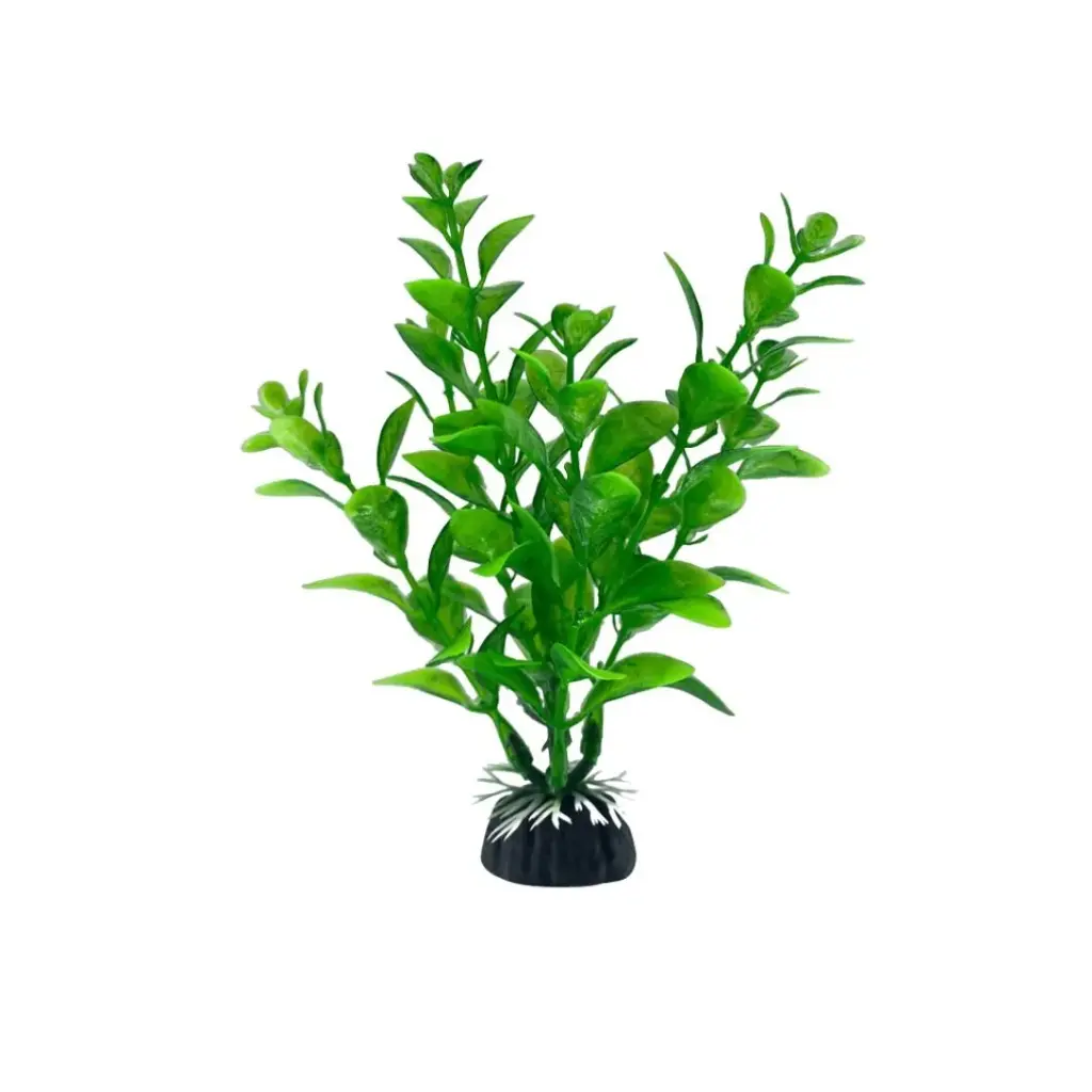 Aquabroo Serene Plastic Plant Aquarium Decoration - 3 Inch