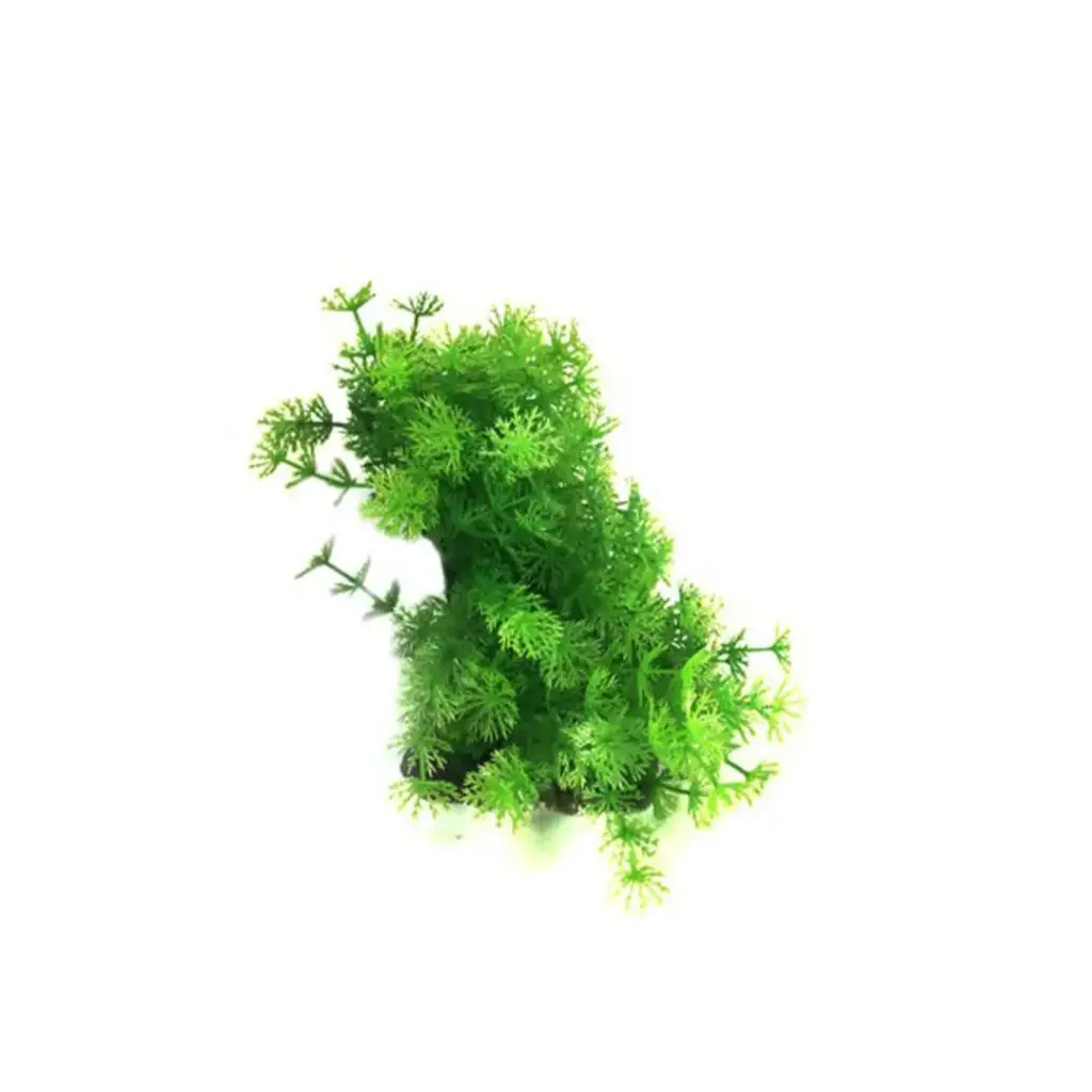 [AQ13717] Aquabroo Veil Plastic Plant Aquarium Decoration - 6 Inch