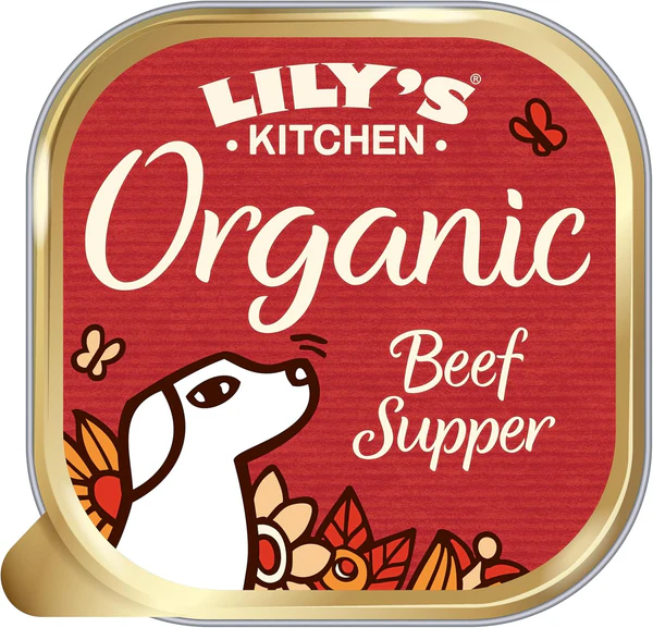 Lily's Kitchen Organic Beef Supper Wet Dog Food - 150G