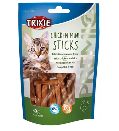Trixie Premio Mini Sticks Cat Treats - 50G