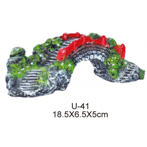 [AQ85577] AQUABROO PLASTIC PLANT 28CM  AQ85577
