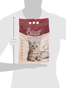 [8680731090208] Patimax Cool & Clean Clumping Cat Litter 5LFragrance/Flavour: Baby Powder