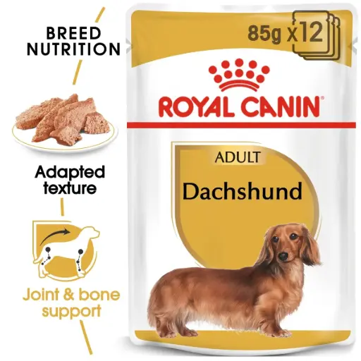 [RO267250 ]  Royal Canin Breed Health Nutrition Dachshund Adult (WET FOOD - Pouches)  