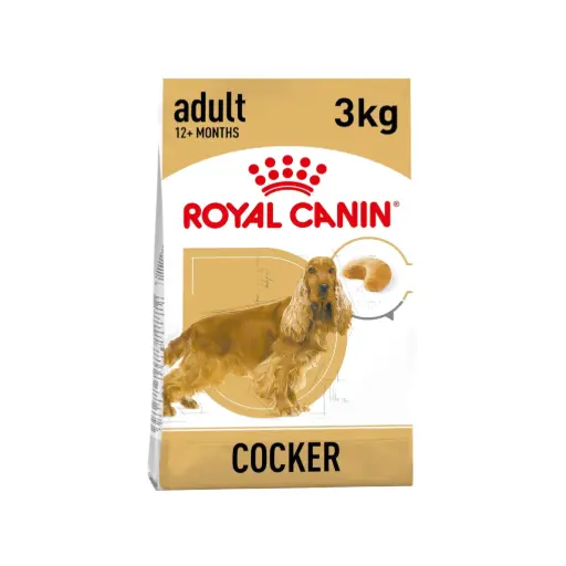 [RO255120] Royal Canin Breed Health Nutrition Cocker Adult Dry Food Bag 3 KG