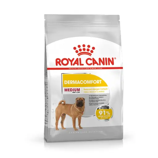 [RO271920] Royal Canin Canine Care Nutrition Medium Dermacomfort Dry Food Bag 3KG