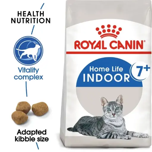 [RO229670 ] Royal Canin Feline Health Nutrition Indoor 7+ Dry Food 3.5kg for Senior Cats - Healthy Aging, Odor & Urinary Support