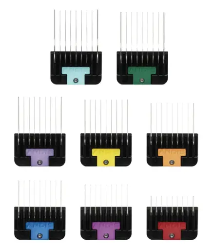 [AN24845] Andis 8-Piece Stainless Steel Attachment Comb Set