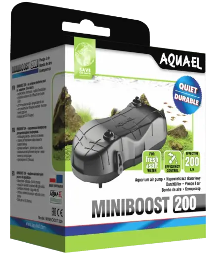 [AQ121954] Aquael Miniboost Airpump Flow: 200L/h
