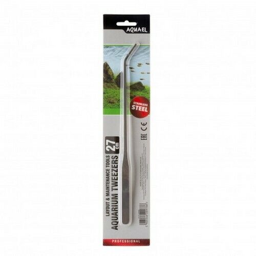 [AQ245266] Aquael Professional Aquarium Tweezer Curved 27cm 