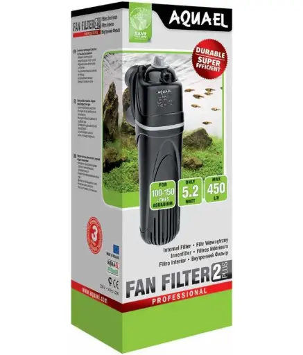 [AQ101803] Aquael Fan Filter Internal Aquarium Filter - Size 2 Plus for Clear Water & Aeration