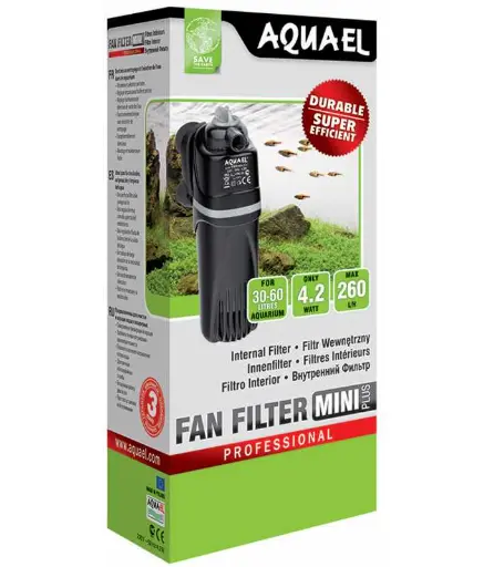 [AQ101779] Aquael Fan Internal Filter Mini Plus for Aquarium Water Cleaning & Aeration