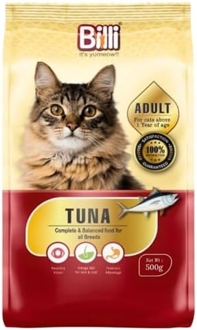 [8906074445254] BILLI ADULT REAL TUNA FISH CAT FOOD 500G 
