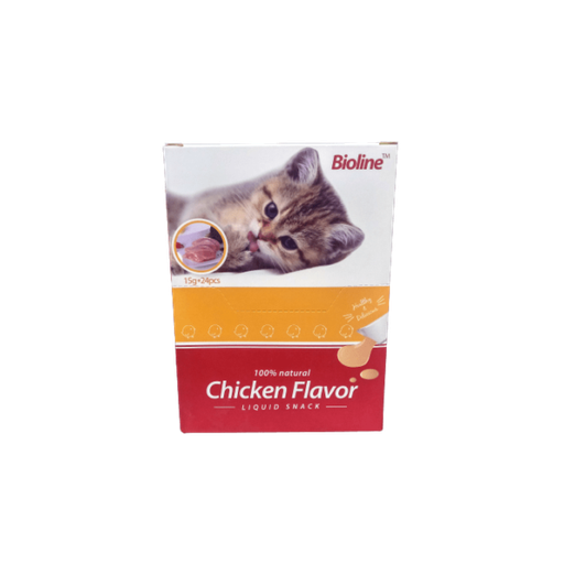 [6970117123333] Bioline Cat Treats 15g x 24Fragrance/Flavour: Yellowfin Tuna 