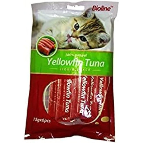 [6970117123272] Bioline Cat Treats Yellowfin TunaWeight: 90g 