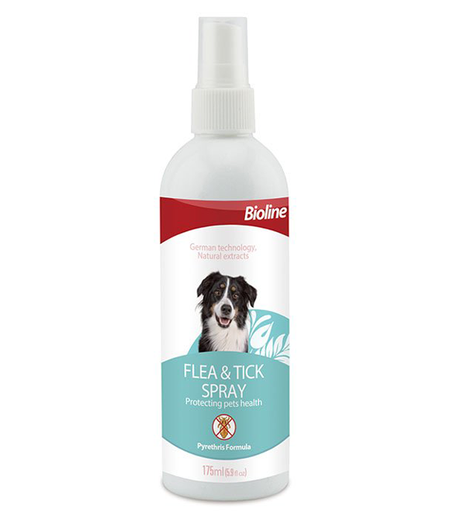 [6970117120455] Bioline Flea & Tick Spray 175mlVolume: 175ml 
