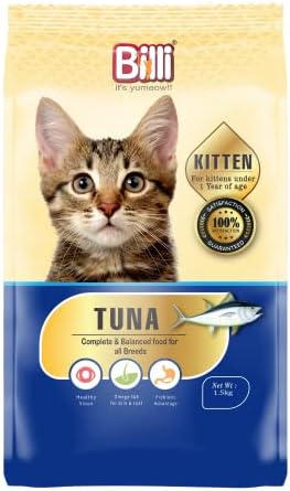 [8906074445278] BILLI KITTEN REAL TUNA FISH CAT FOOD 500G 