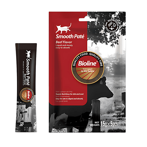 [6970117125993] Bioline Natural Feast Smooth Pate-Beef Flavor (15gx5pcs) 