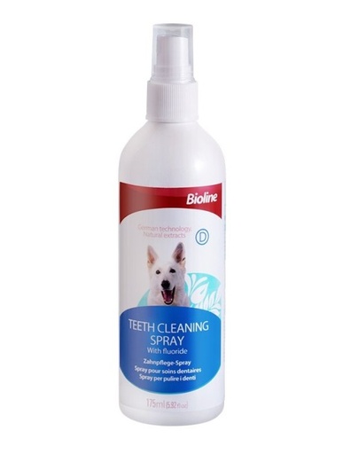 [6970117120448] Bioline Teeth Cleaning Spray For Dogs 175ml 