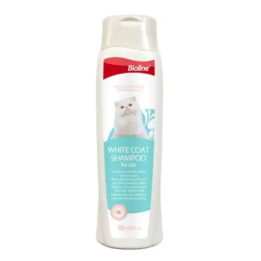 [6970117123869] Bioline White Coat Shampoo For Cat 200ml