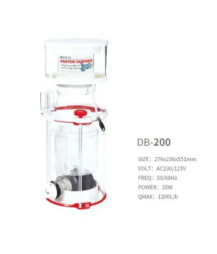 [BYPSDB-200] Boyu DB Series Protein Skimmer Max Output: 1200L/H 