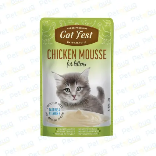 [79218954] Cat Fest Mousse Chicken For Kittens Wet Cat Food Can 70g