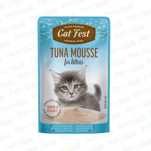 [79218961] Cat Fest Mousse Tuna For Kittens Wet Cat Food Can 70g